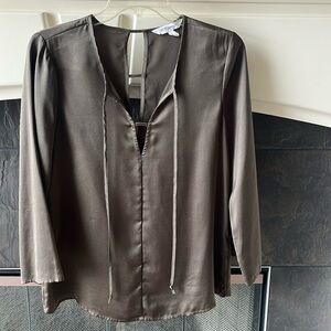 BCBG Olive top with tie front